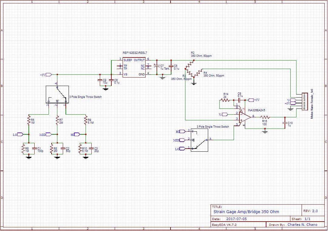 Image of strain gage signal conditioning boards drawing.